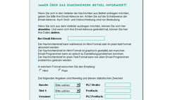 Diakoniewerk Bethel e.V. Newslettermodul